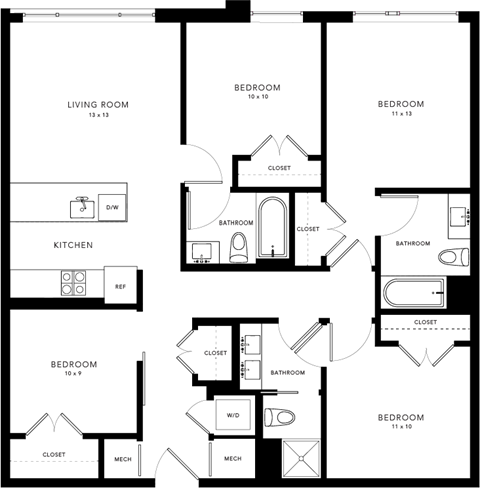 3110 10th St N Studio-4 Beds Apartment for Rent - Photo Gallery 65